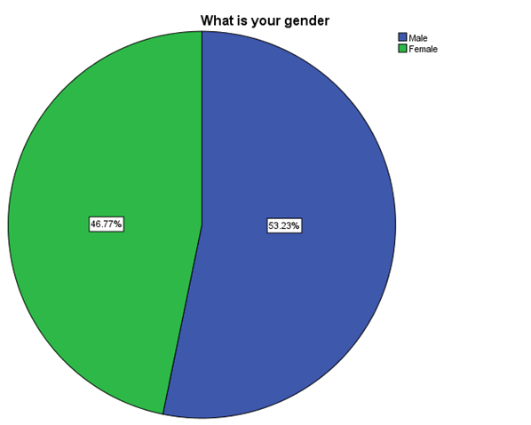 Figure 4. 1: Gender of Respondents